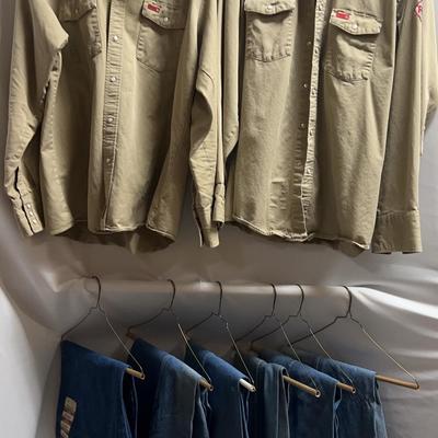 Wranglers And Levis - Jeans And Shirts 