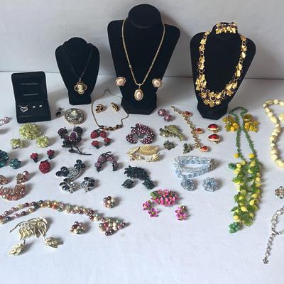 Colorful Collection Of Brooch And Earring & Necklace And Earing Sets