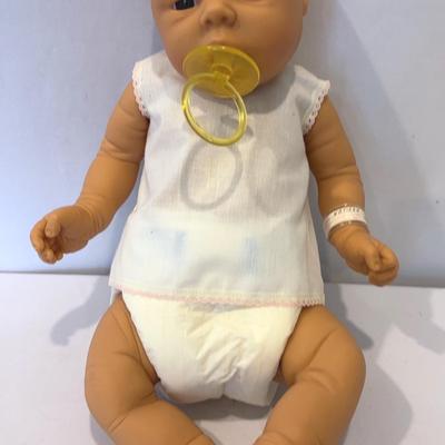 Vintage Jesmar Spain Newborn Baby Doll Girl Height 17"