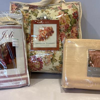 American Classics, redefined king, cover & Fill, Croscill king sheet set, luxury bed Skirt king