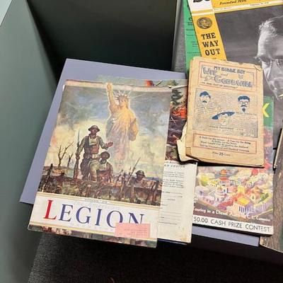 1930's books, magazines paper