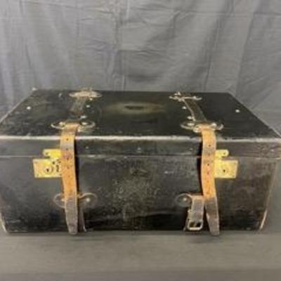 Leather Storage Trunk