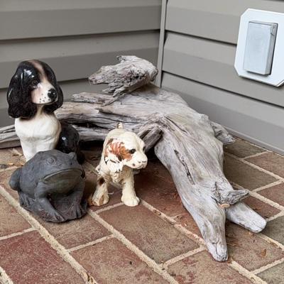Four Pieces Of Outdoor Decorations