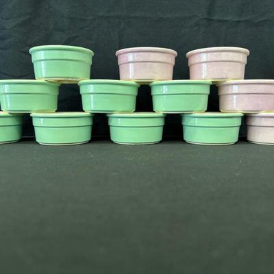 Set of Creme Brûlée Ceramic Dishes 