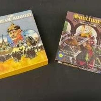 Sanctuary  -  game of law and disorder
Guns of August - YOU control the armies of Germany, Bulgaria