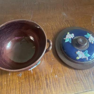 Ceramic decorative Covered Dish