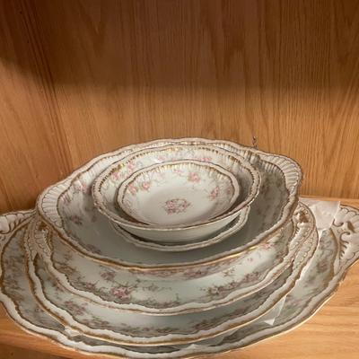 Lot of miscellaneous china including small pitchers, bowls and some plates. 
