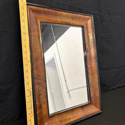 Wood Framed Mirror 16.5 x 24 inches 