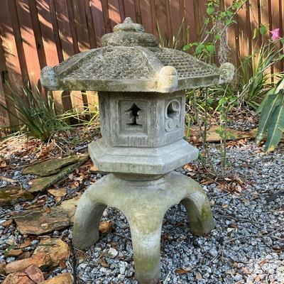 Huge Concrete Garden Pagoda