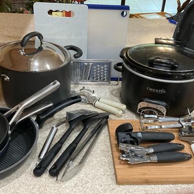 Pampered Chef, Circulon, TFal, Ninja And  Crock Pot Slow Cooker & Tools