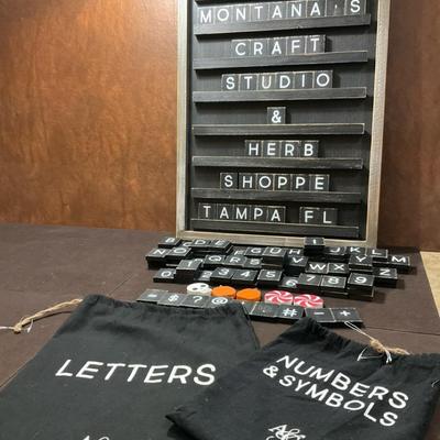 Adams & Co Letter Board And Vintage-Inspired Letters, Numbers & Symbols