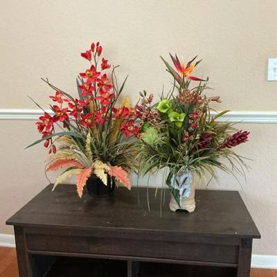 Faux Orchid Arrangements