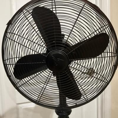Deco Breeze Pedestal Oscillating Fan With Heavy Iron Base
