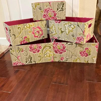 Waverly Storage Boxes Set Of Five 