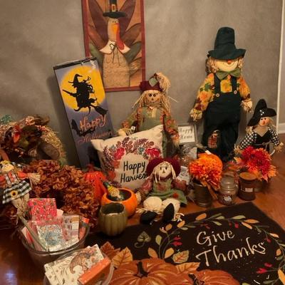 Halloween, Thanksgiving And Fall Seasonal Decor