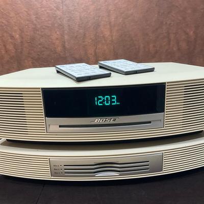 BOSE Wave Music System CD Player AM/FM Radio Dual Alarm Clock  Model AWRCC2