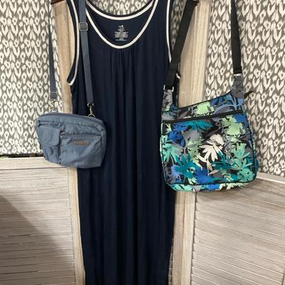 Vera Bradley Lighten Up Slim Cross Body And Baggallini Cross Body