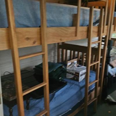 2 Hand made bunk beds.  200 each 350 for both. 
