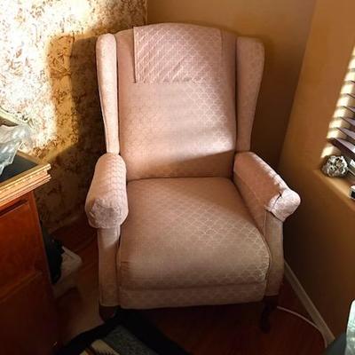 Pink recliner