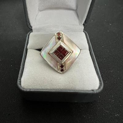 Red 925 Ring