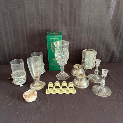 Crystal And Pewter