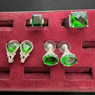 Green Sterling Set