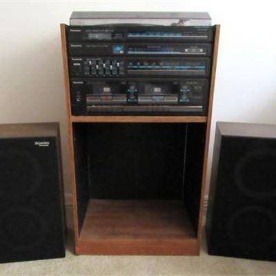 Panasonic Stereo Music System W/Media Cabinet .jpg