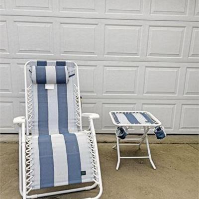 Bliss Gravity Free Patio Recliner & Side Table.jpg