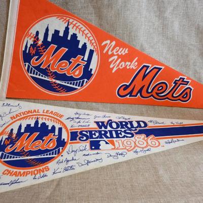 mets penndants banner