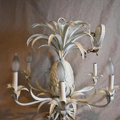 vintage Pineapple light fixture chandelier