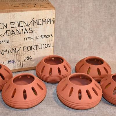 terracotta candle holder