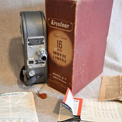 Vintage movie camera