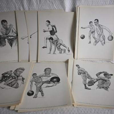 The Time Prints Assorted Famous Athletes Advertistment Of Equitable Life Assurance