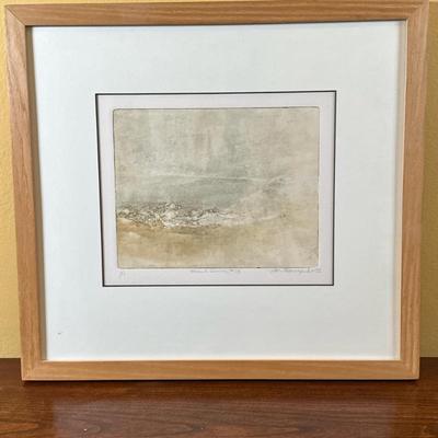 Unknown Artist, Watercolor - "Beach Series #08" | Abstract/close up of swirling beach colors entitled "Beach Series...
