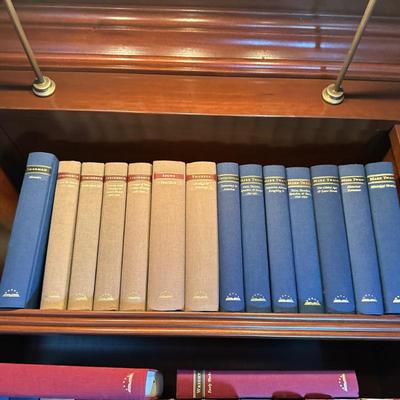 (14pc) Books (Classic American Literature) - John Steinbeck & Others | Set of 14 hardcover books including: "Memoirs" by...