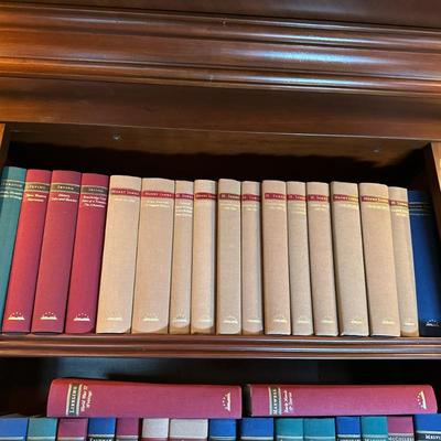 (17pc) Books (Classic American Literature) - Henry James & Others | Set of 17 hardcover books including: "Folklore, Memoirs,...