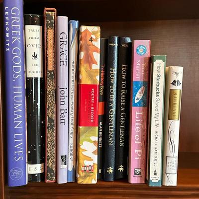 (12pc) Books (Poetry & Plays) - Yann Martel & Others | Set of 12 books including: "Marriage Poems" "Life of Pie: A...