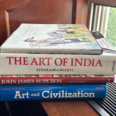 (4pc) Books (Art, Culture & Civilization) - "John James Audubon" & Others | Set of 4 books including: "Winslow...