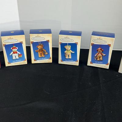 Hallmark Teddy Bear Ornaments (qty 7)