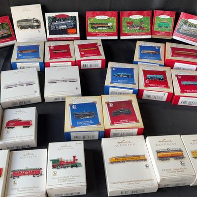Hallmark Collectible Train Ornaments