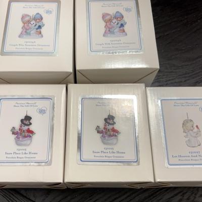 Precious Moments Porcelain Ornaments 