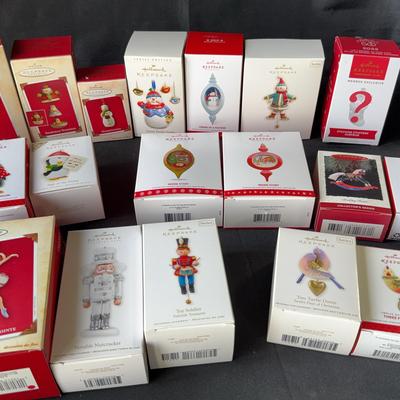Hallmark Snowmen, Penguins, Nutcracker& More Ornaments