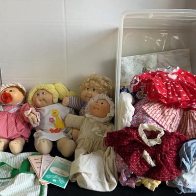 Vintage Cabbage Patch Kids Doll And Accessories