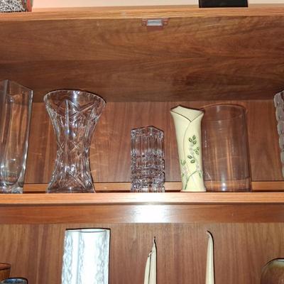 crystal vases