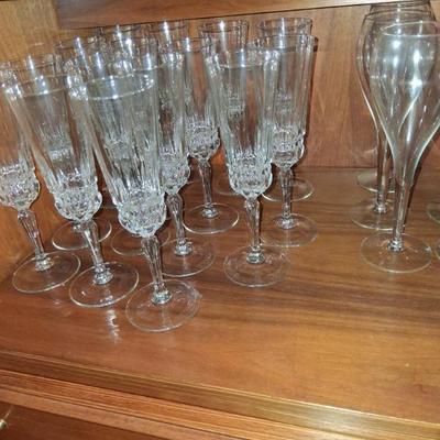 crystal stemware