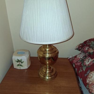brass lamp