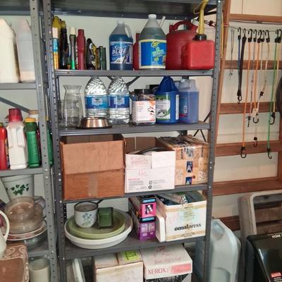 garage and lawn chemicals