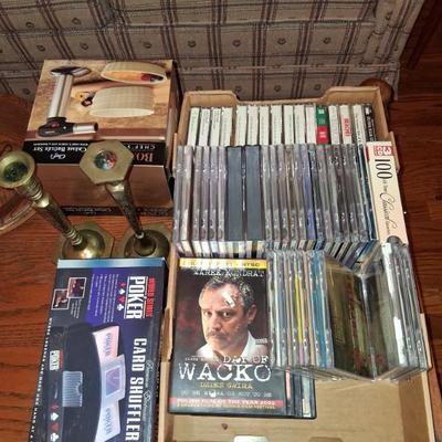 DVD's. CD's