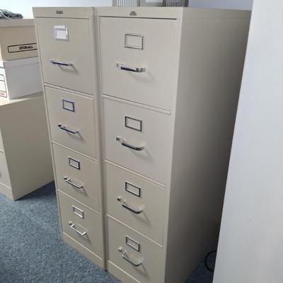 4 drawer filing cabinets, like new