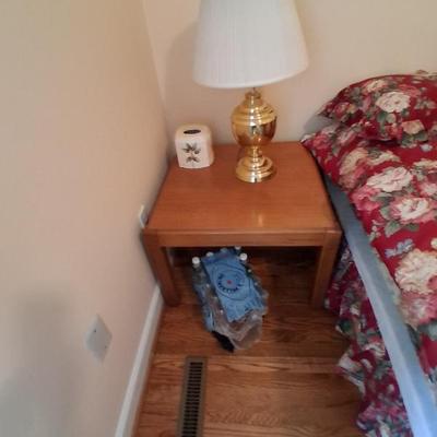 teak end table
